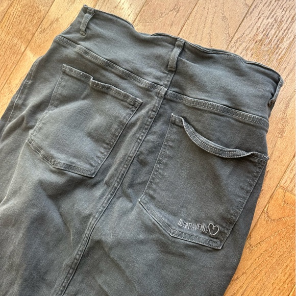 Djerf Avenue Denim Skirt Midi - Washed Grey - Picture 4 of 10